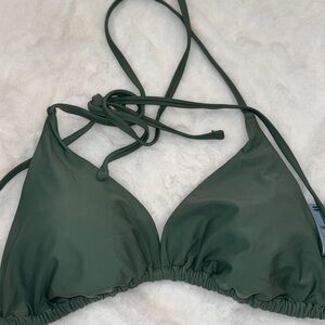 Shade & Shore Olive Bikini Top
